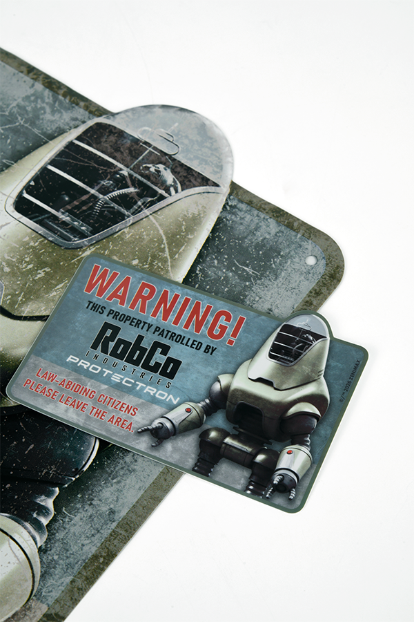 Fallout RobCo Security Metal Sign - Image 5