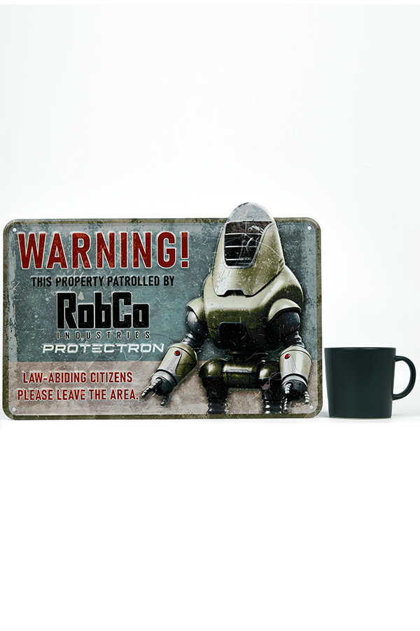 Fallout RobCo Security Metal Sign - Image 9